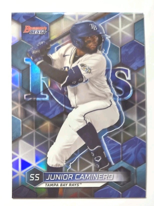 2023 Bowmans Best Refractor #TP-18 Junior Caminero RC (RAYS) !!
