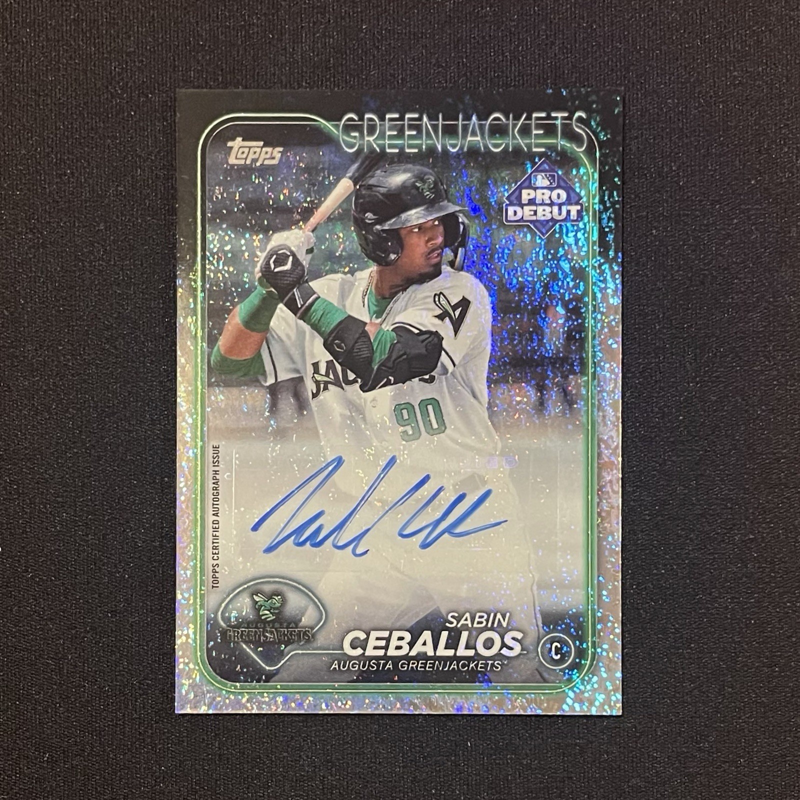 2024 Topps Pro Debut Sabin Ceballos Sparkle Foil Auto Autograph #PD50 /199