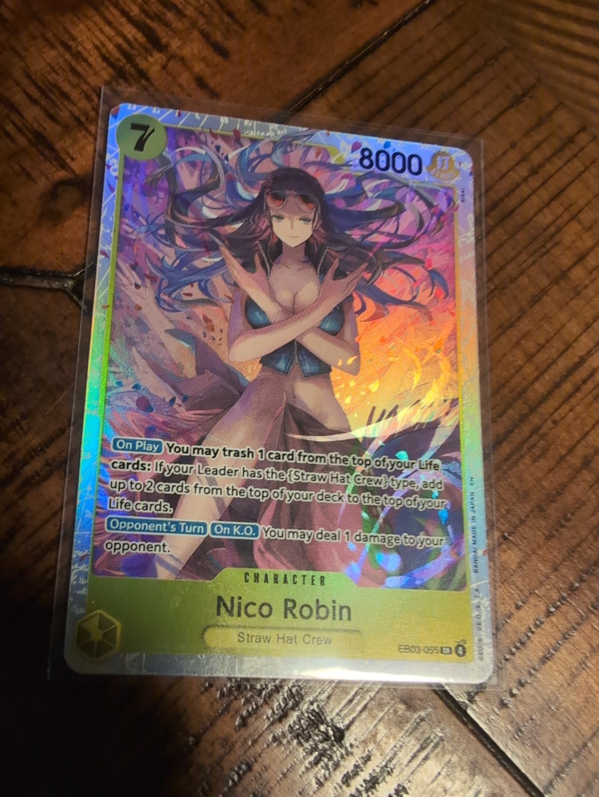 Nico Robin SR EB03-055 Extra Booster: One Piece Heroines english