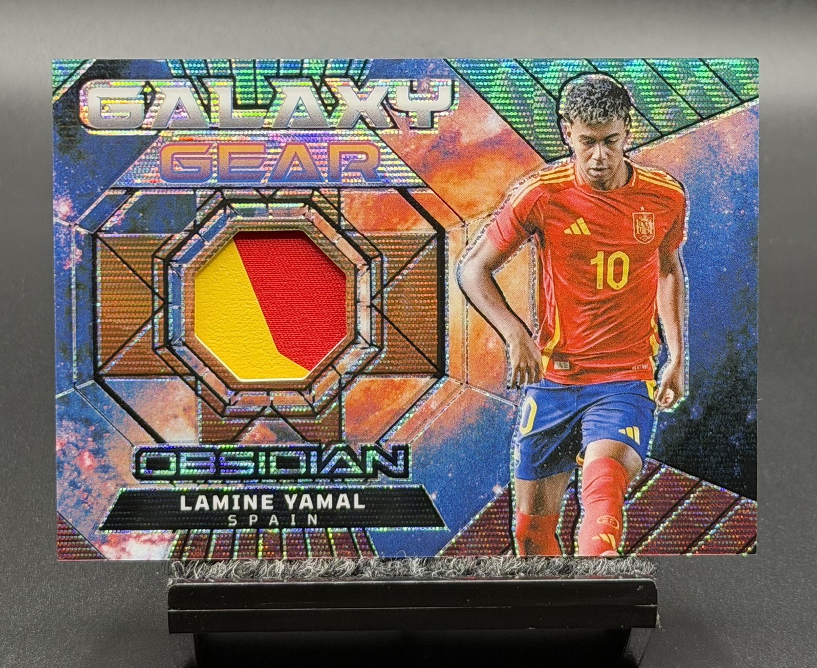 2024-25 Obsidian Lamine Yamal 🇪🇸 ⚽️Galaxy Gear Taiga MEM,SSP#/25,VERY RARE🔥