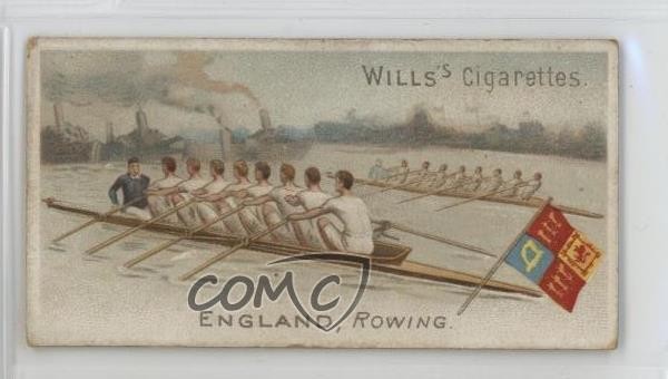 1901 Wills Sports of all Nations Tobacco Capstan Navy Cut Back #17 19ba