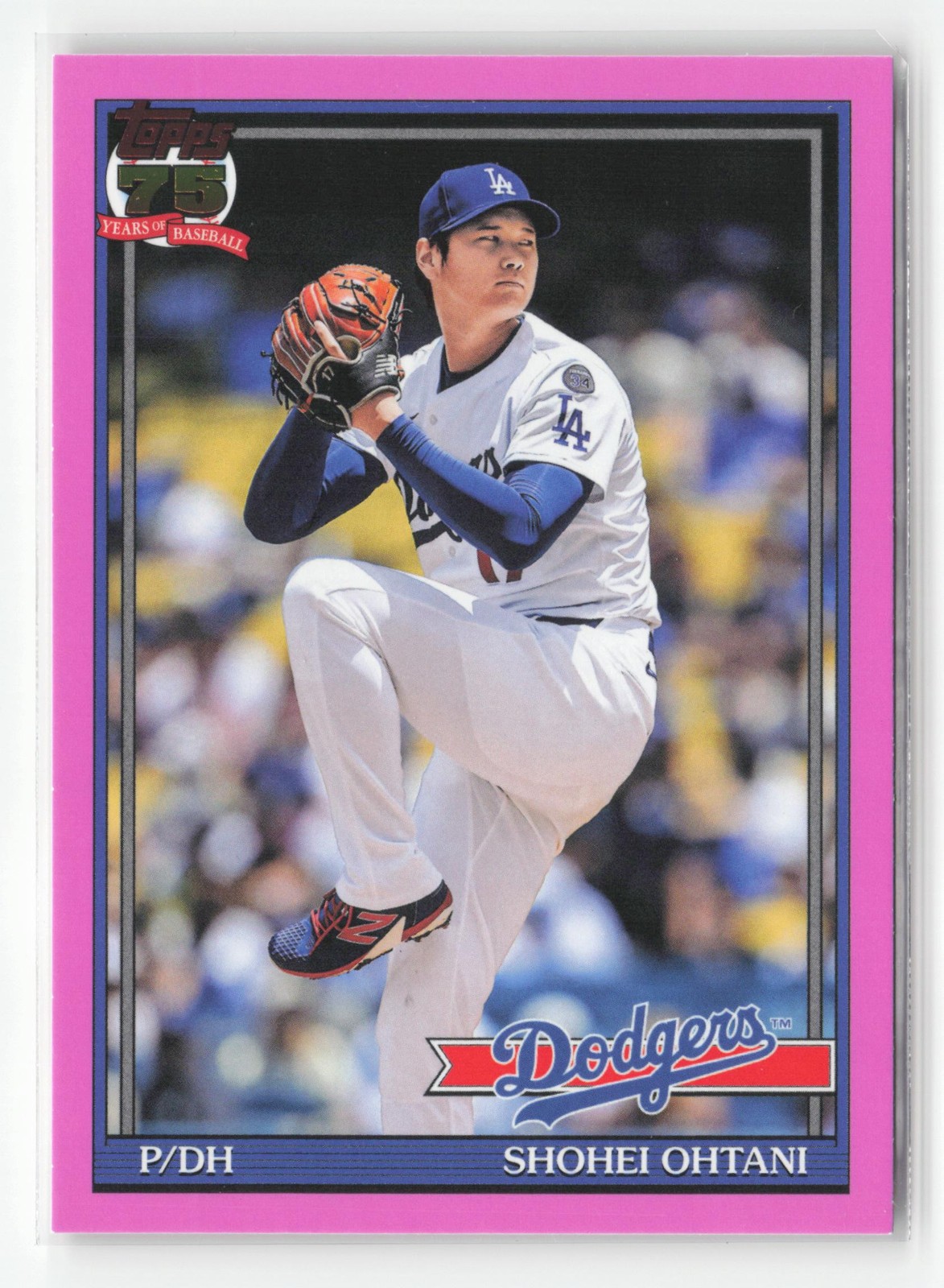 Shohei Ohtani 2026 Topps #T91-100 1991 35th Anniversary Pink