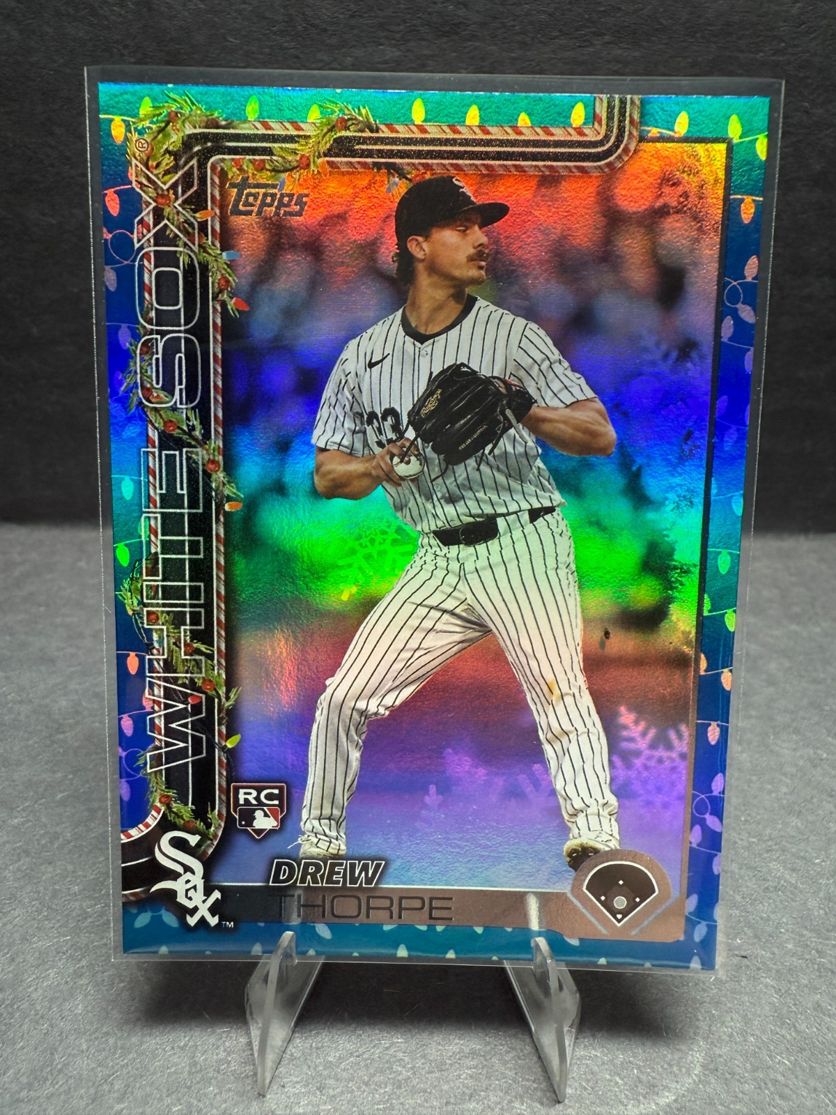 2025 Topps Holiday Baseball – Holiday Lights Variation (Gold/Blue) PYP!
