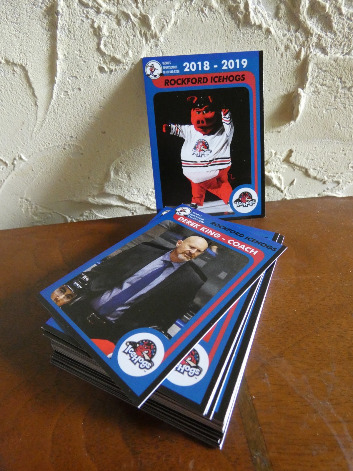 2018-2019 Rockford IceHogs team issue hockey cards 30 Card Lot All Different