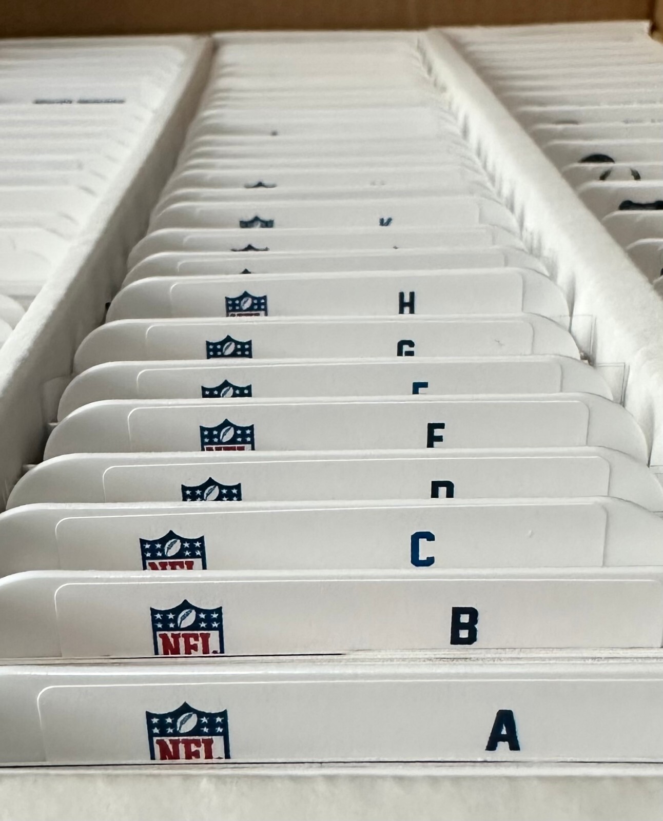 (26) STANDARD Sports Card Dividers with 26 FREE NFL A-Z Labels Set