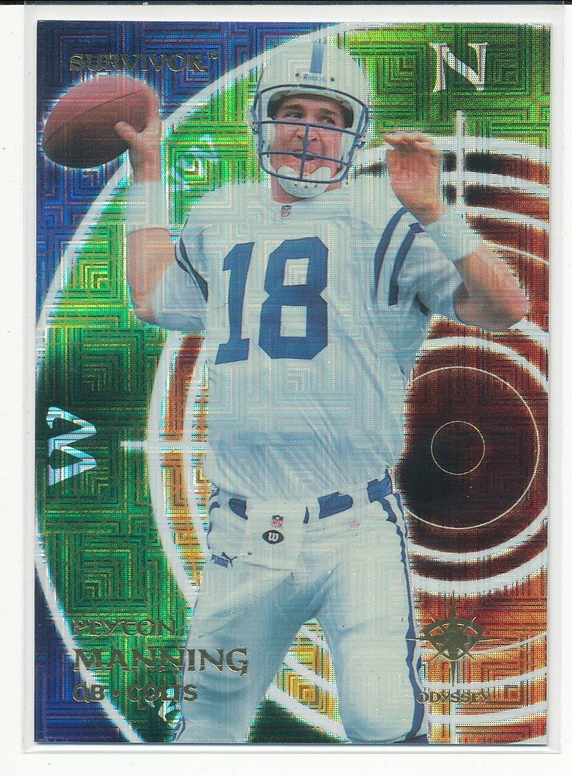 2000 Edge Odyssey Last Man Standing Peyton Manning #166 /2500