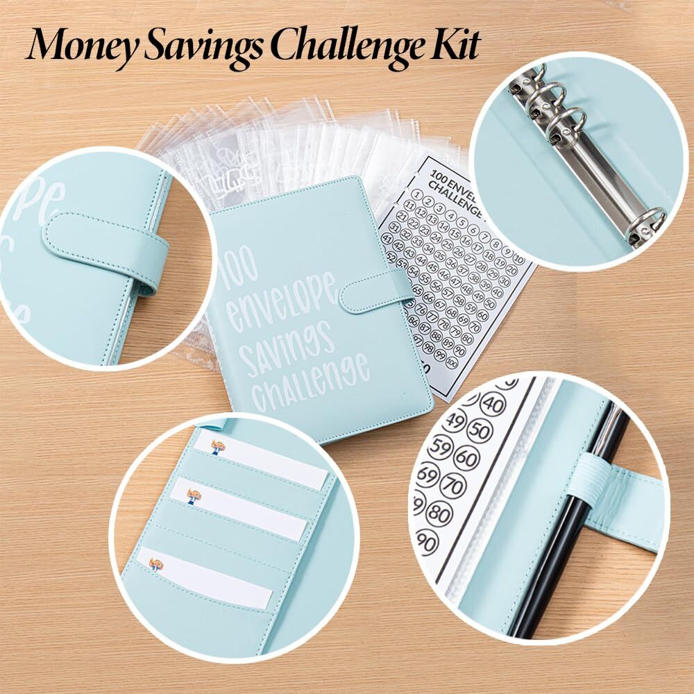 100 Envelopes Money Saving Challenge Binder Cash Envelopes Savings Challenges…