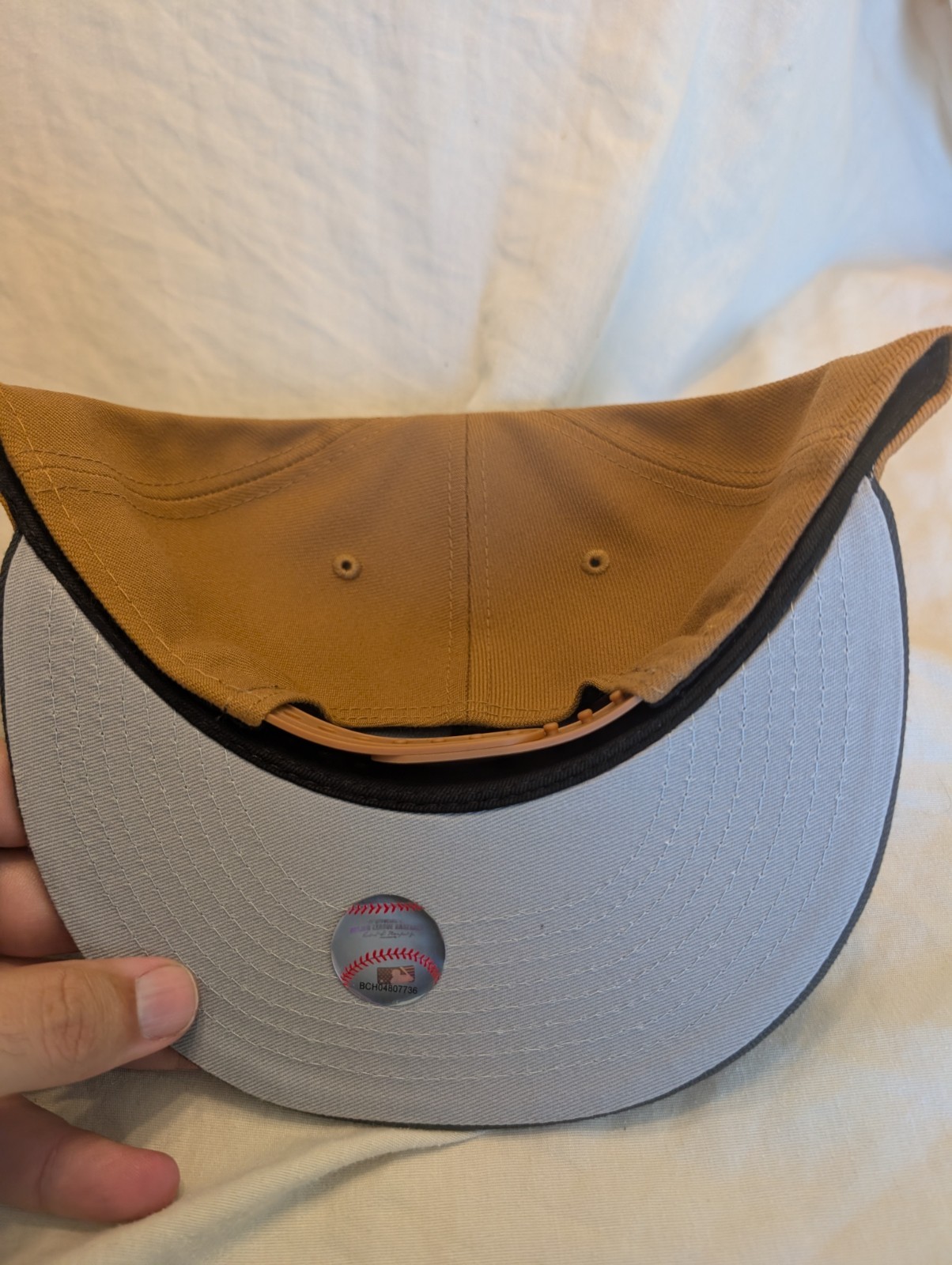 Nwot LA Dodgers Hat Men Snap Back Brown Black New Era 9Fifty T31