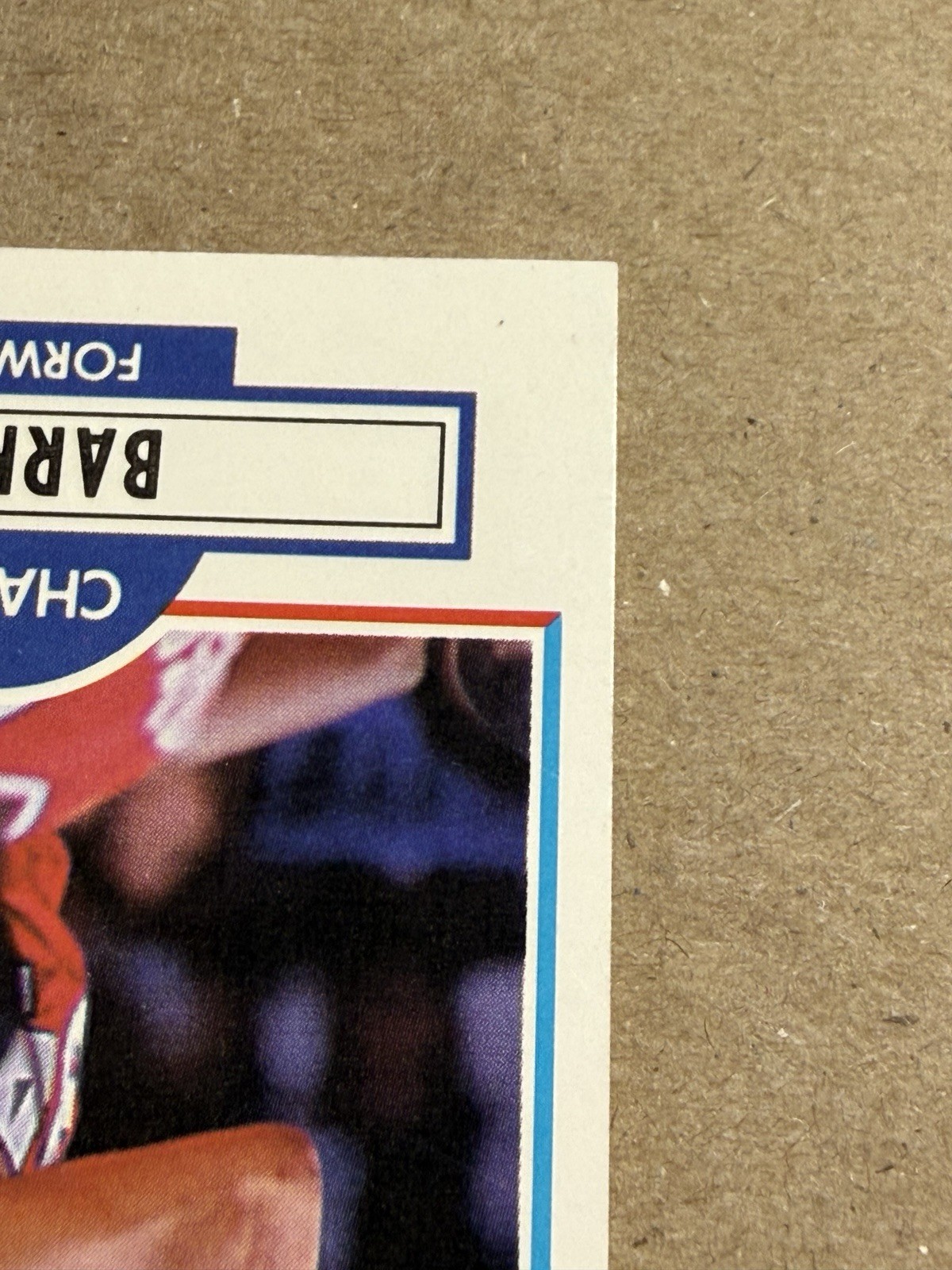 Charles Barkley Fleet 1990 Error Misprint Card-Neat Mint Or Better-Ungraded
