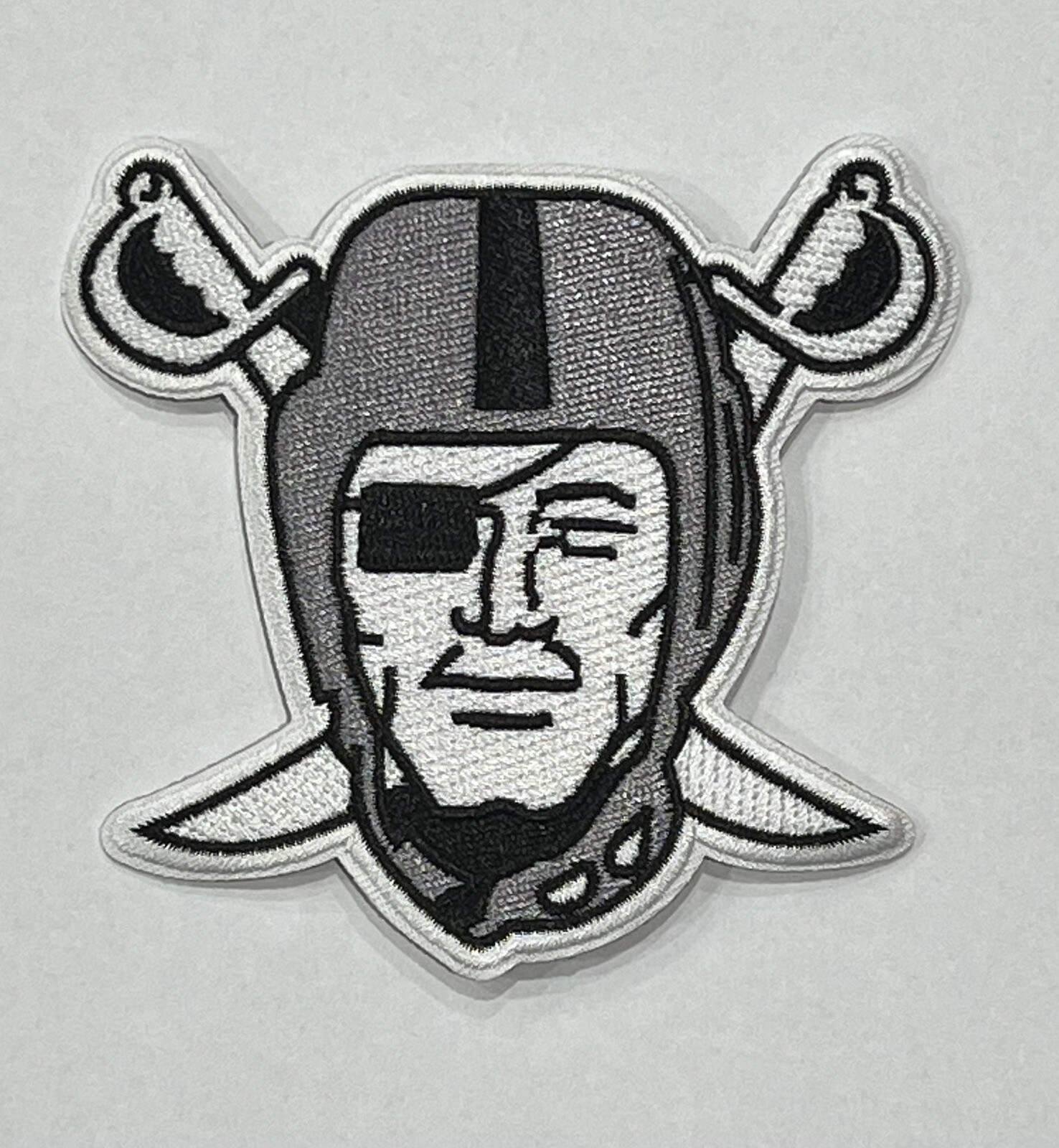 LA Las Vegas OAKLAND RAIDERS Raider Nation Iron-on PATCH 2024 4 In.