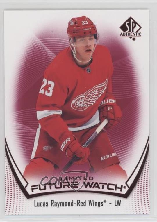 2021-22 SP Authentic Future Watch Limited Red Lucas Raymond #200 14sr