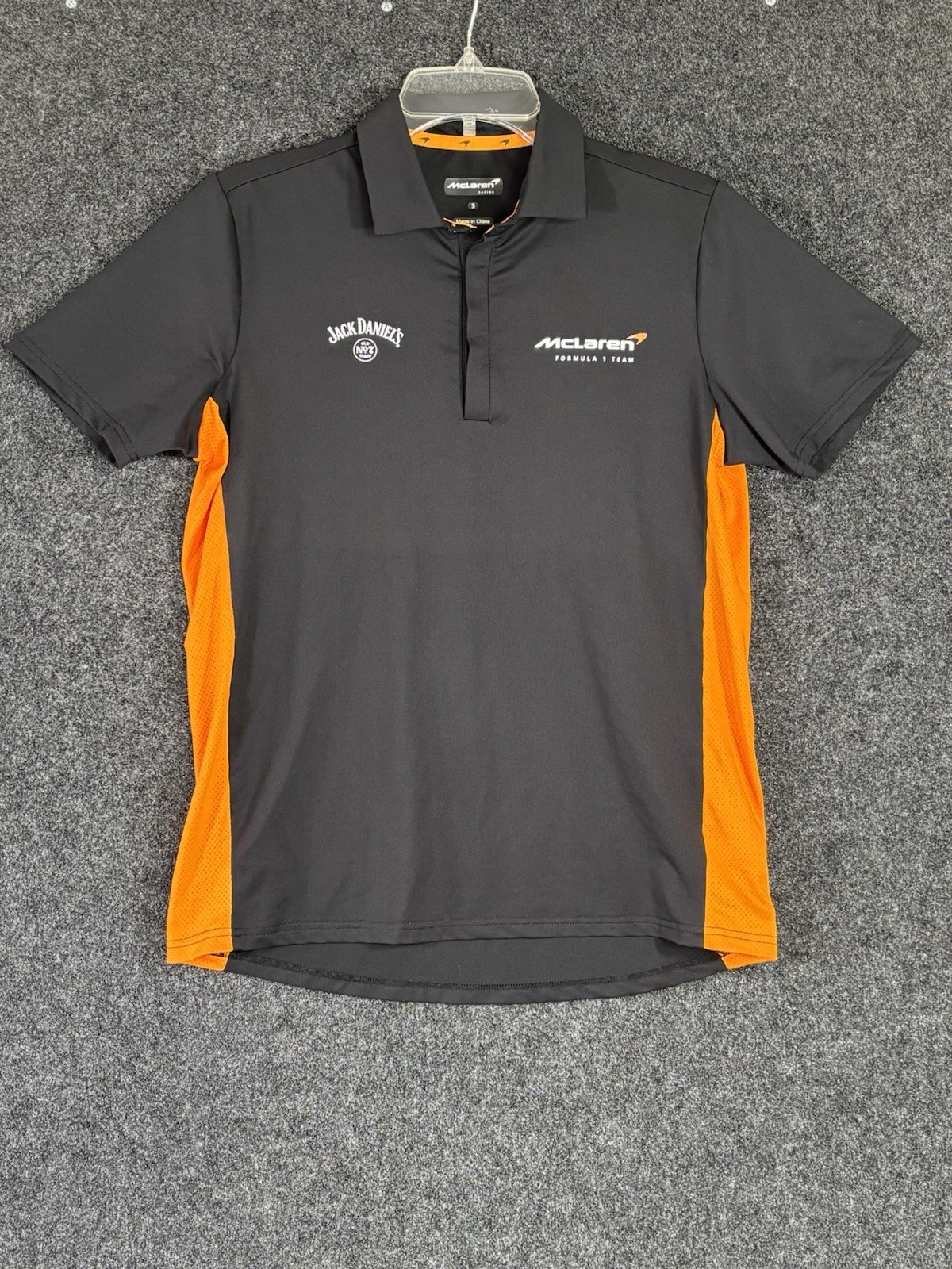 Mclaren Racing Formula 1 Team Mens Small Short Sleeve Polo