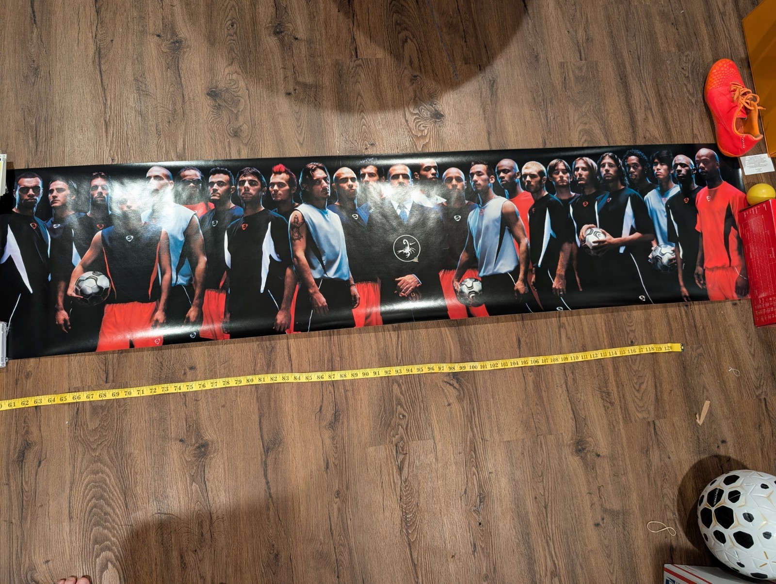 2002 Nike football Soccer Scorpion KO Secret Tournament poster Long 72″ NEW