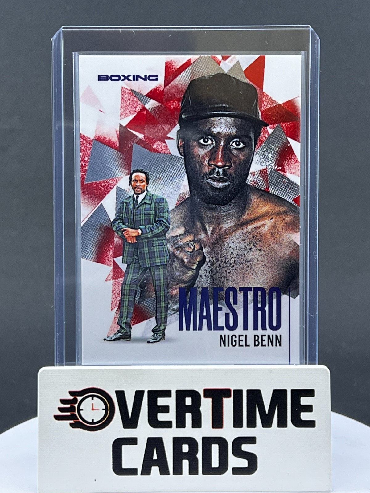 2026 Futera FX MULTI-SPORT F1 Maestro #MMS07 Nigel Benn Blue /19 BOXING