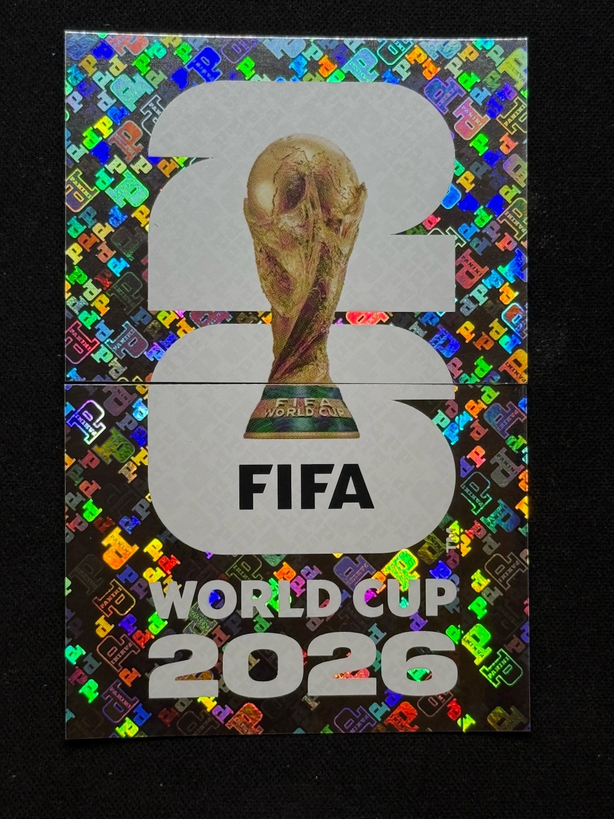 Panini FIFA World Cup 2026 FWC1 FWC2 Official Logo Holo Foil Sticker Lot Rare