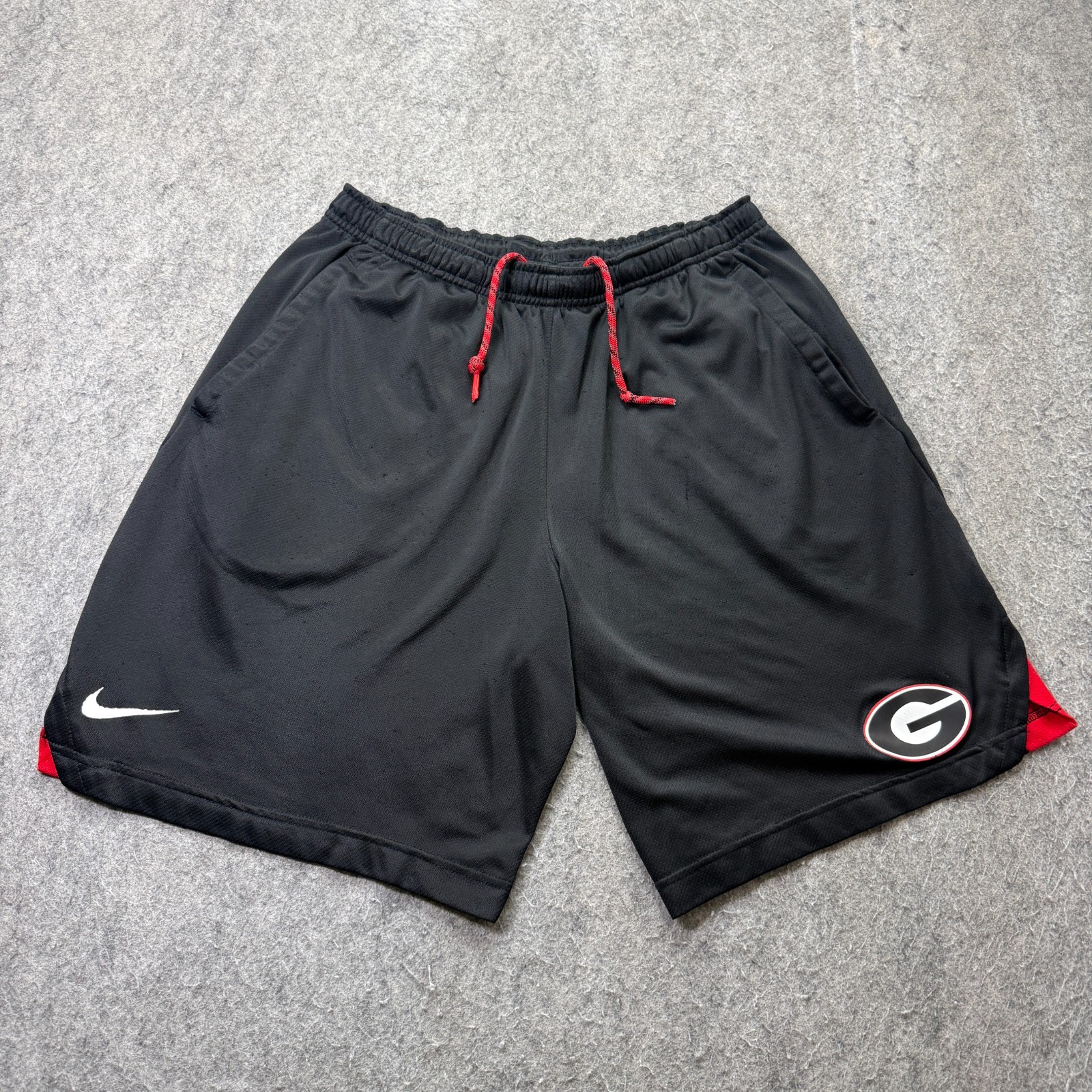 Georgia Bulldogs Nike Shorts Men L Black 9″ Training Performance b022