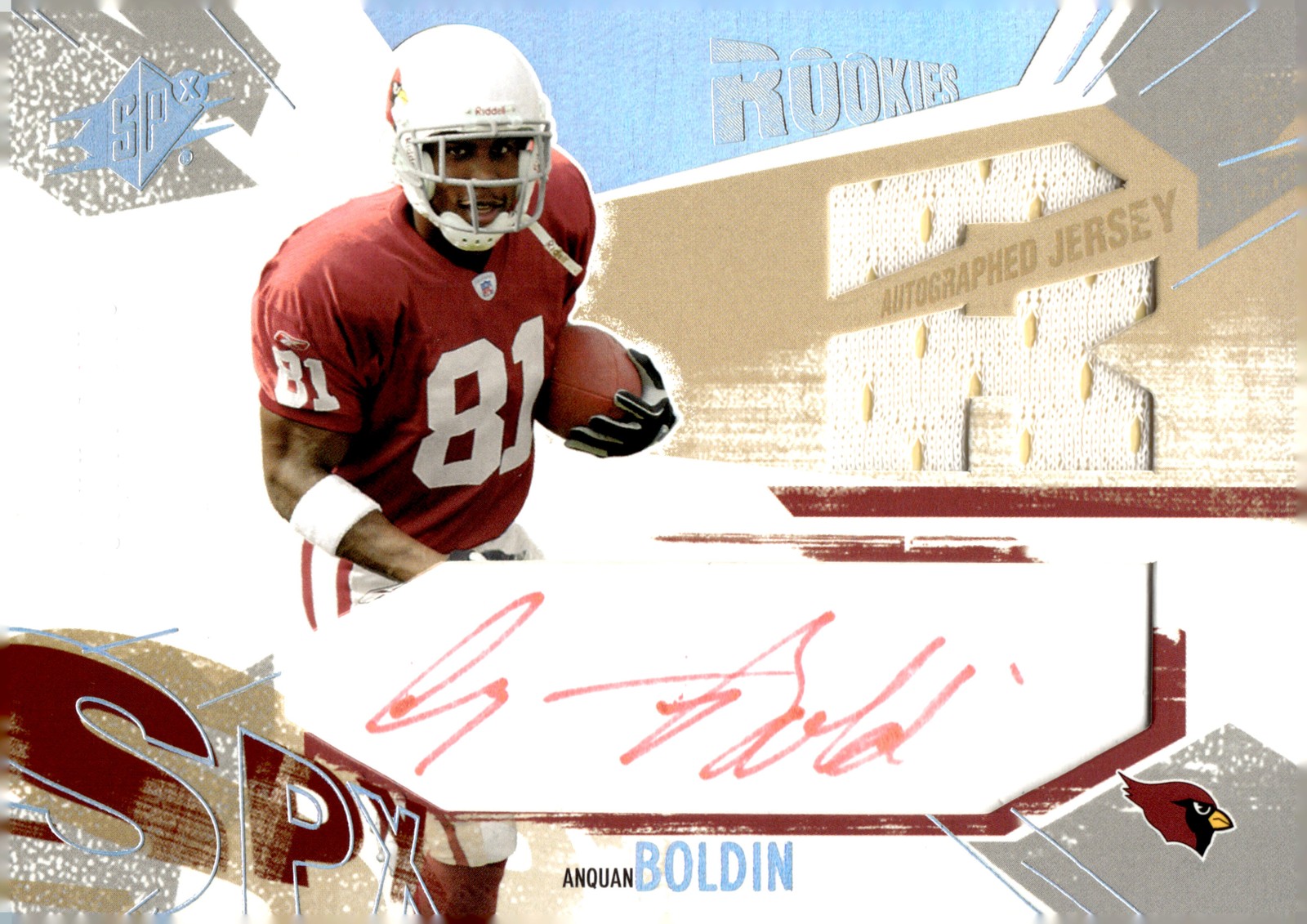 2003 SPx #191 Anquan Boldin #/1100