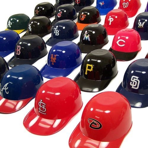 All Official MLB Teams 8oz Mini Baseball Helmet Ice Cream Snack Bowls – 30 Pack