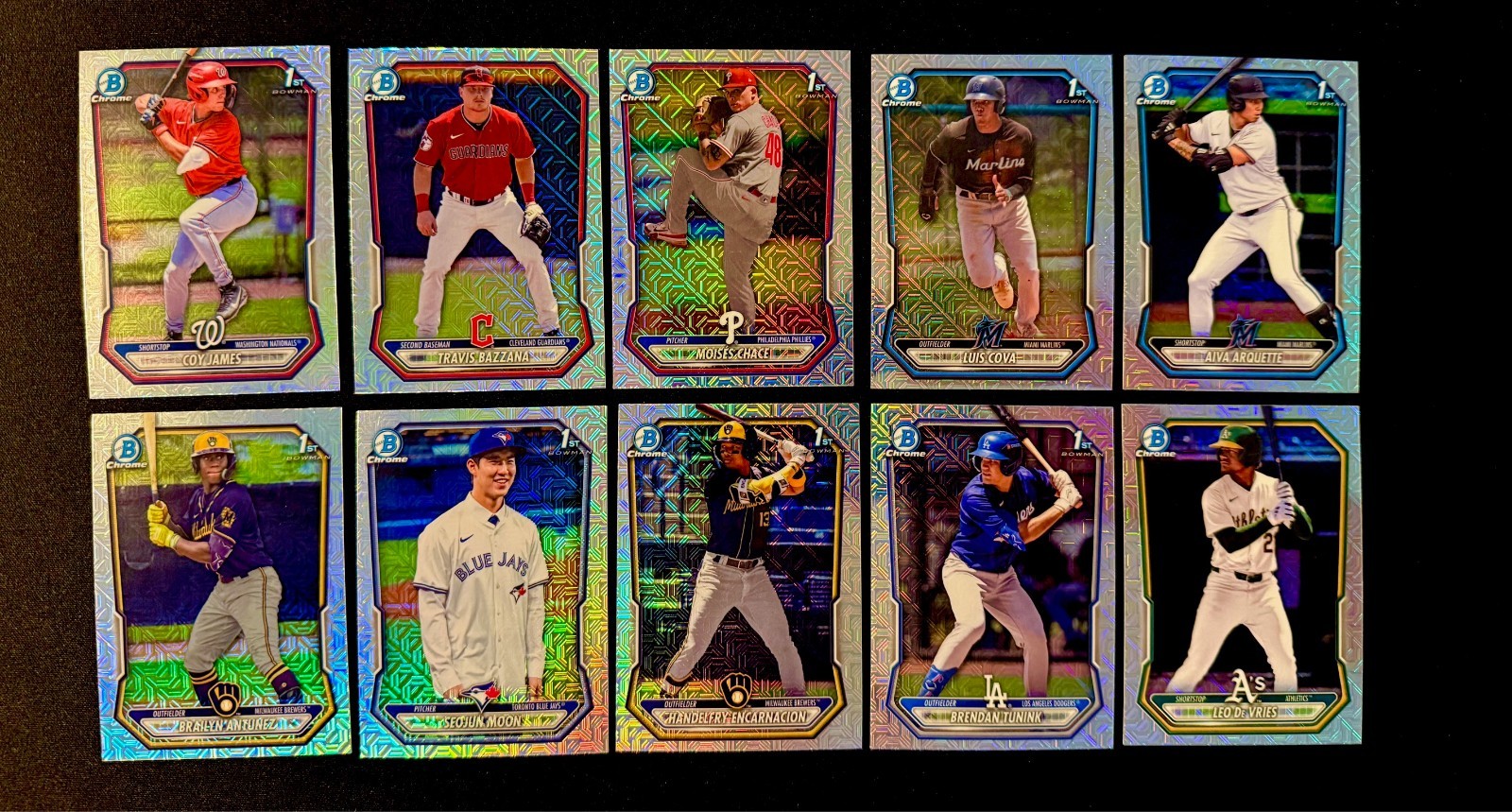 2026 Bowman Chrome Mojo Prospects – Complete 50 card set BCP-1 – BCP-150 🔥🔥
