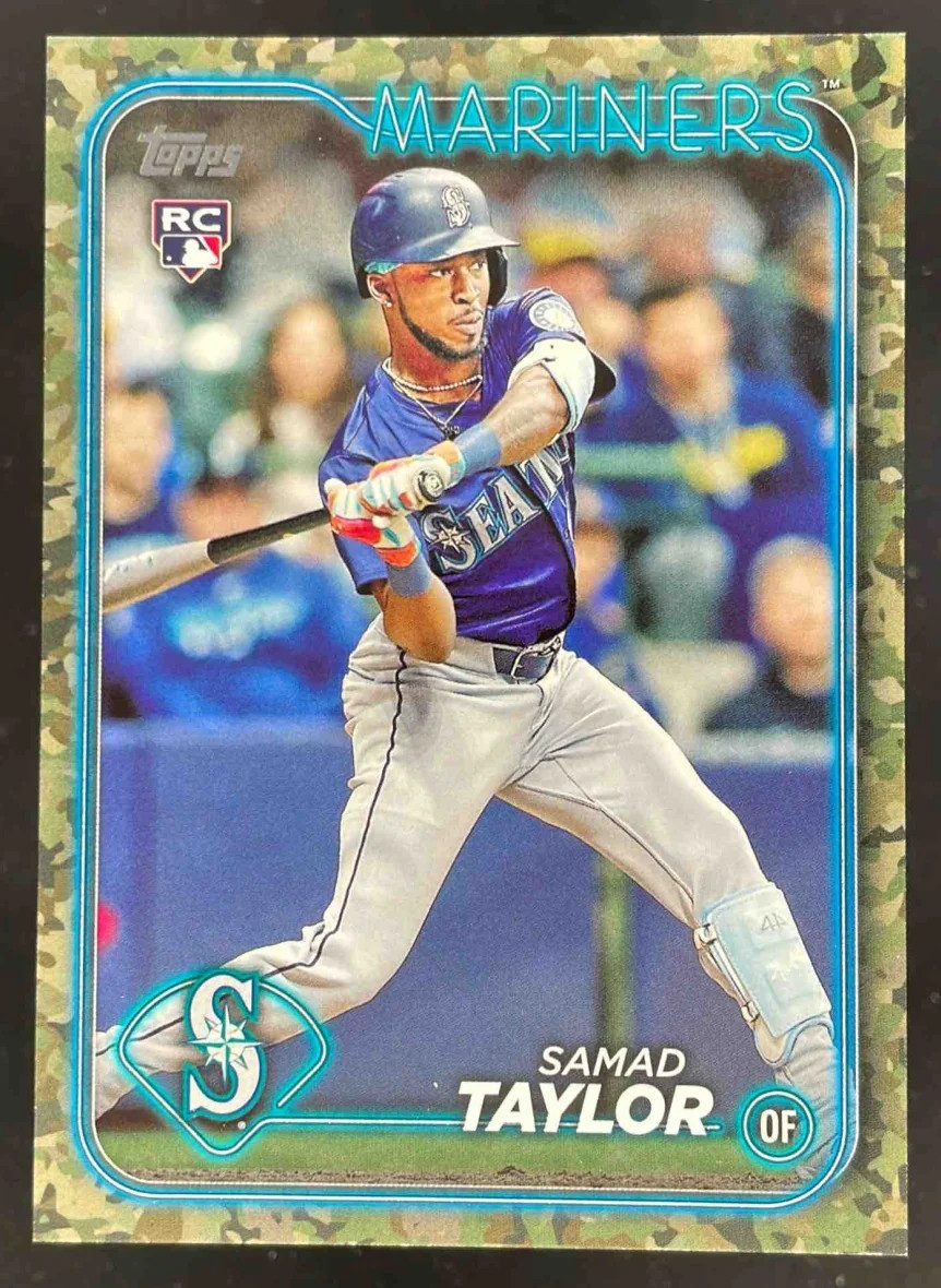 2024 Topps Update Memorial Day Camo #US30 Samad Taylor RC /25