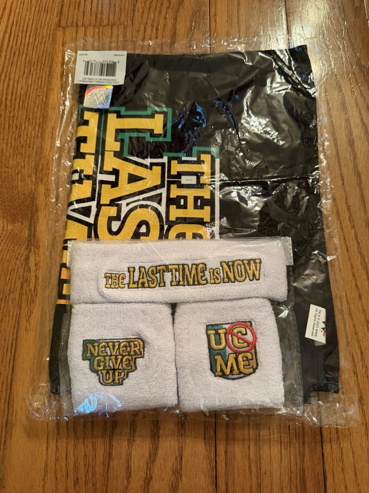 WWE John Cena Farewell Tour DUBLIN Towel & Sweatband Set NEW & Sealed SOLD OUT