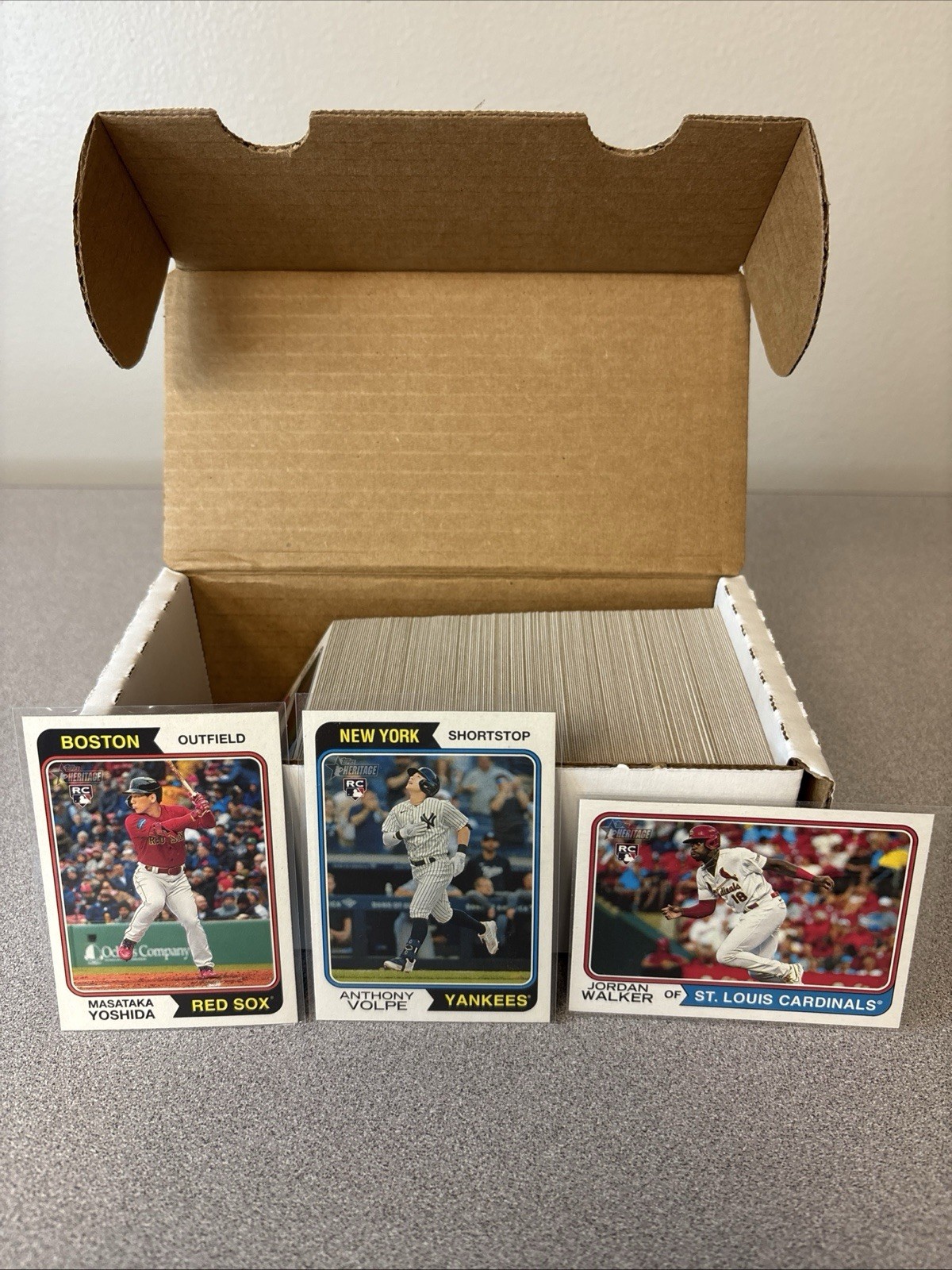 2023 Topps Heritage High Number Complete Base Set #501-700 – 200 Card Lot No SPs