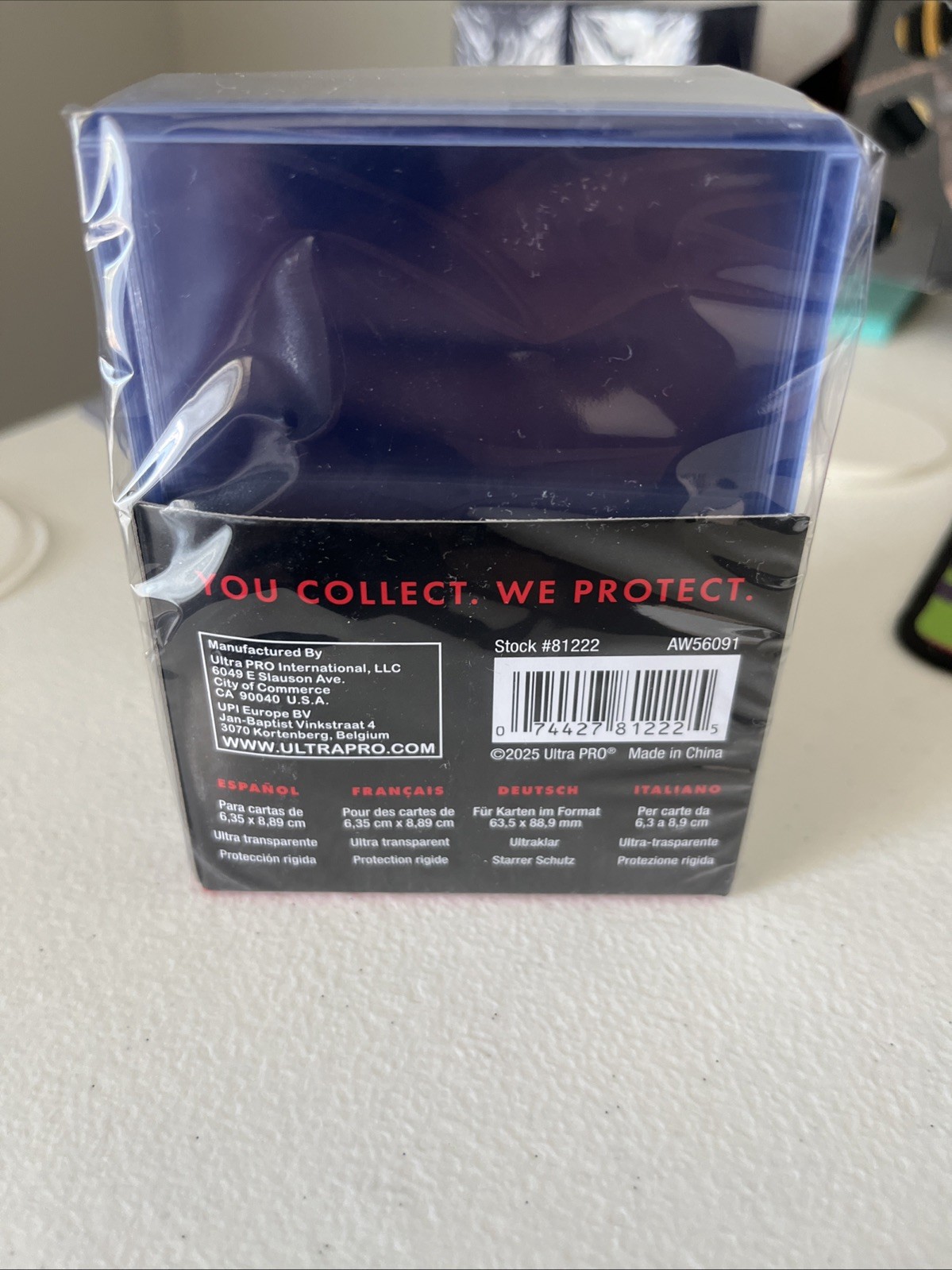 Ultra Pro 3×4 Regular Toploader Card Holder ( 25 per pack)