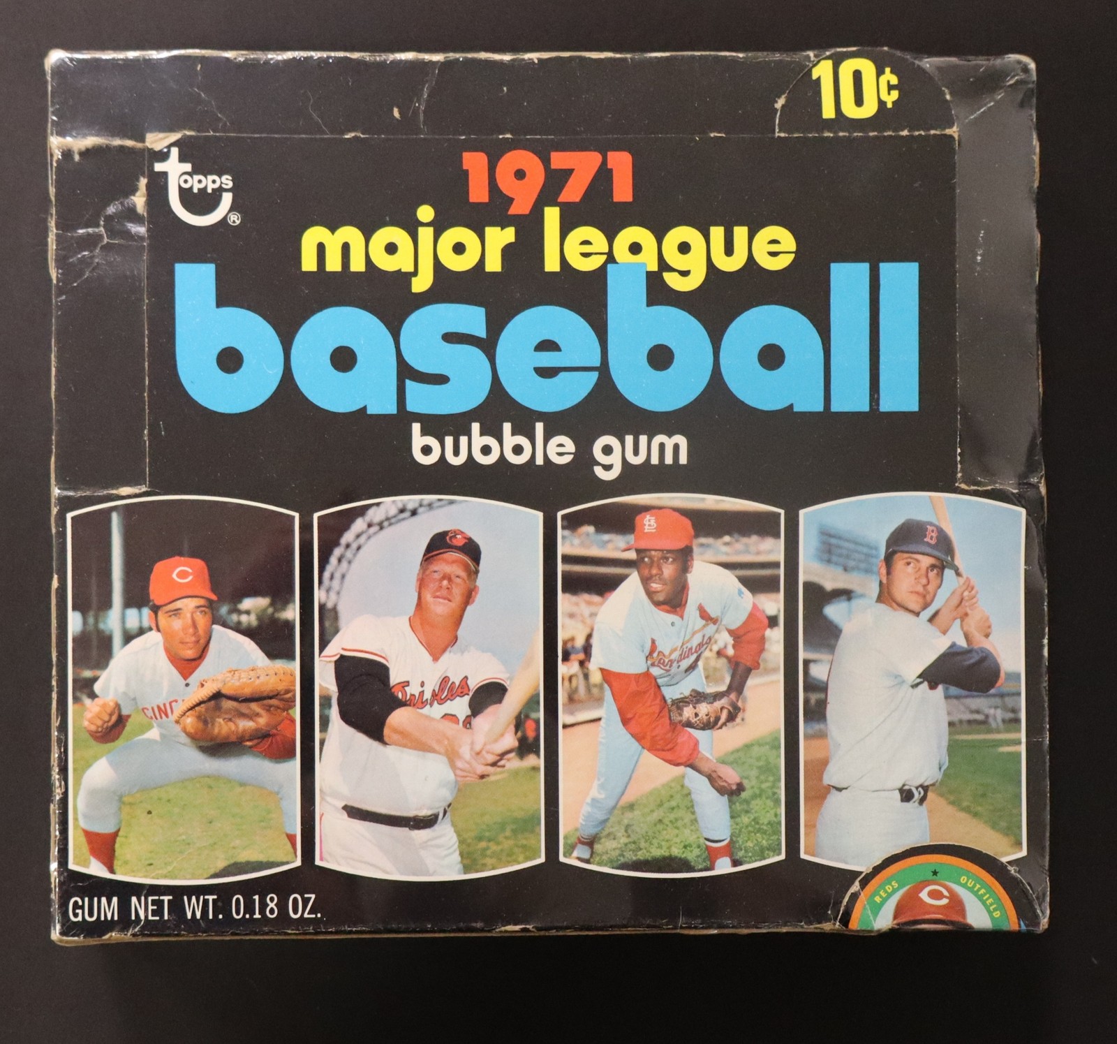 1971 Topps Baseball Empty Display Box