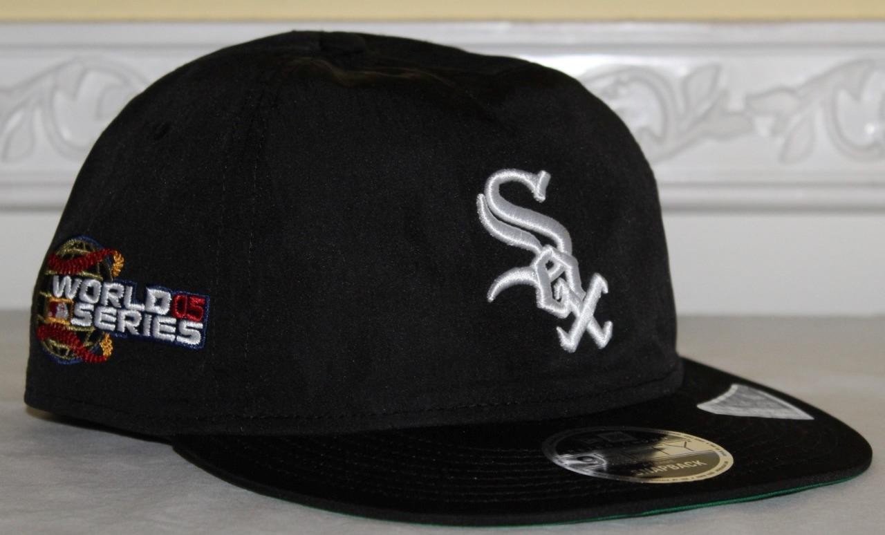 New Era CHICAGO WHITE SOX Snapback Baseball Hat Cap 9Fifty RETRO CROWN Nylon *B1