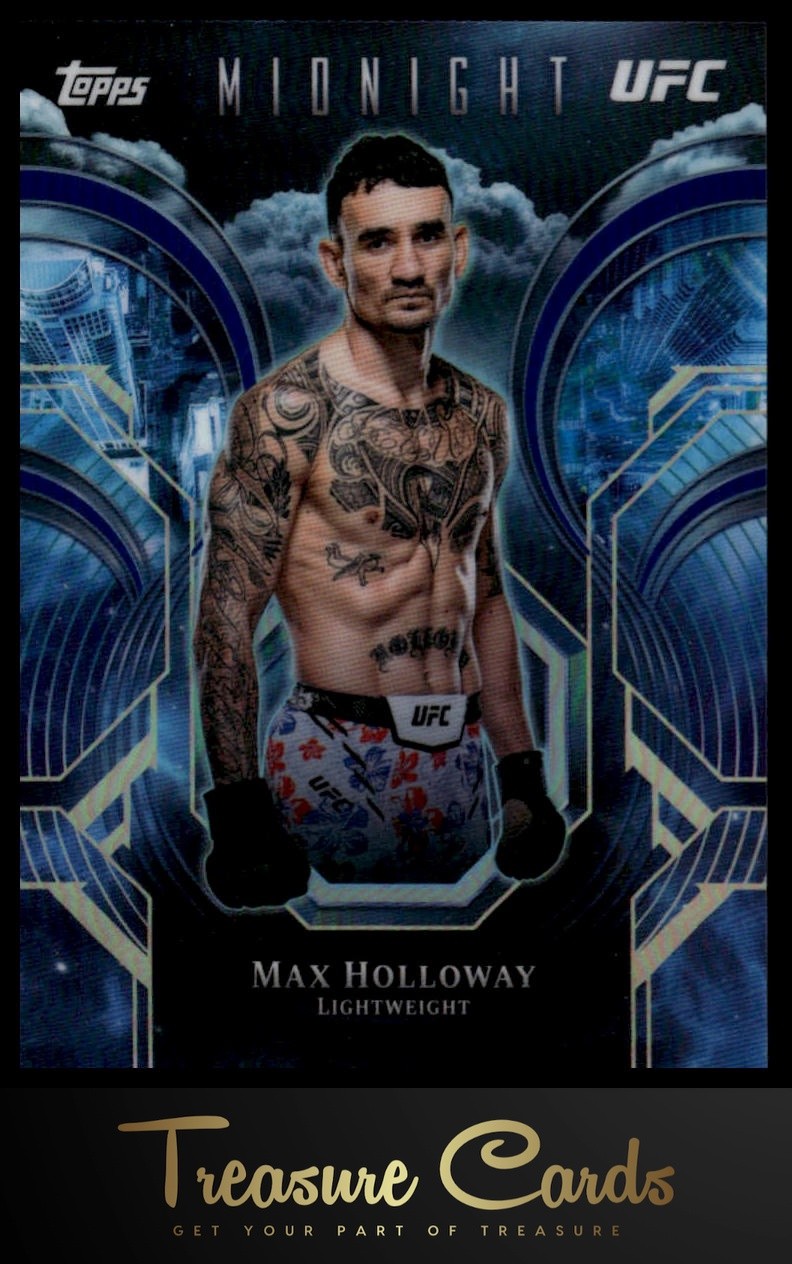 2026 Topps Midnight UFC #PC-1 Max Holloway Night Watch