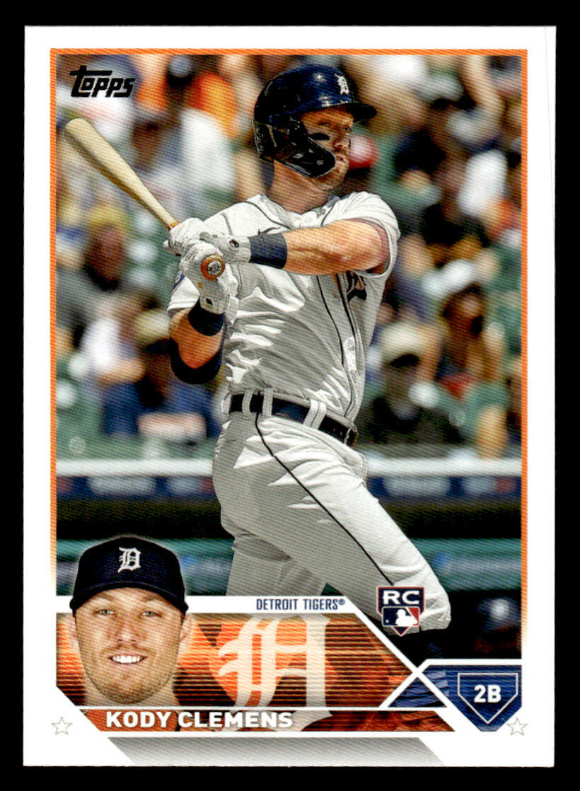 2023 Topps #176 Kody Clemens Rookie Card Detroit Tigers