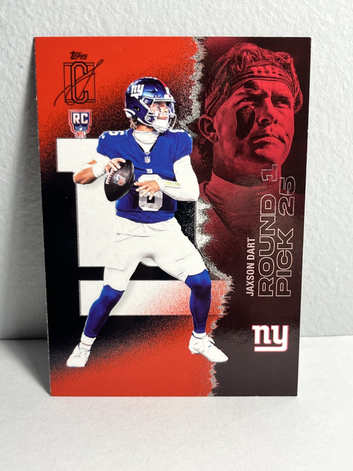 2025 Topps Signature Class – Jaxson Dart Rookie Red & Black