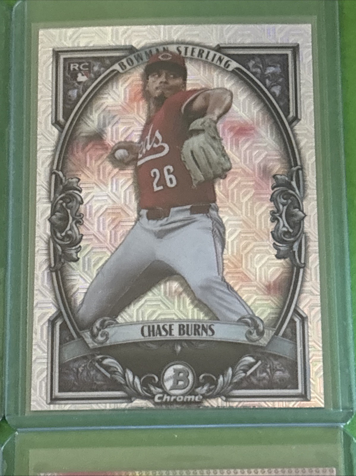 2026 Chase Burns 4-Pack Chrome BST Mega, Chrome #3 Mega, TOG & Paper #3 Reds RC