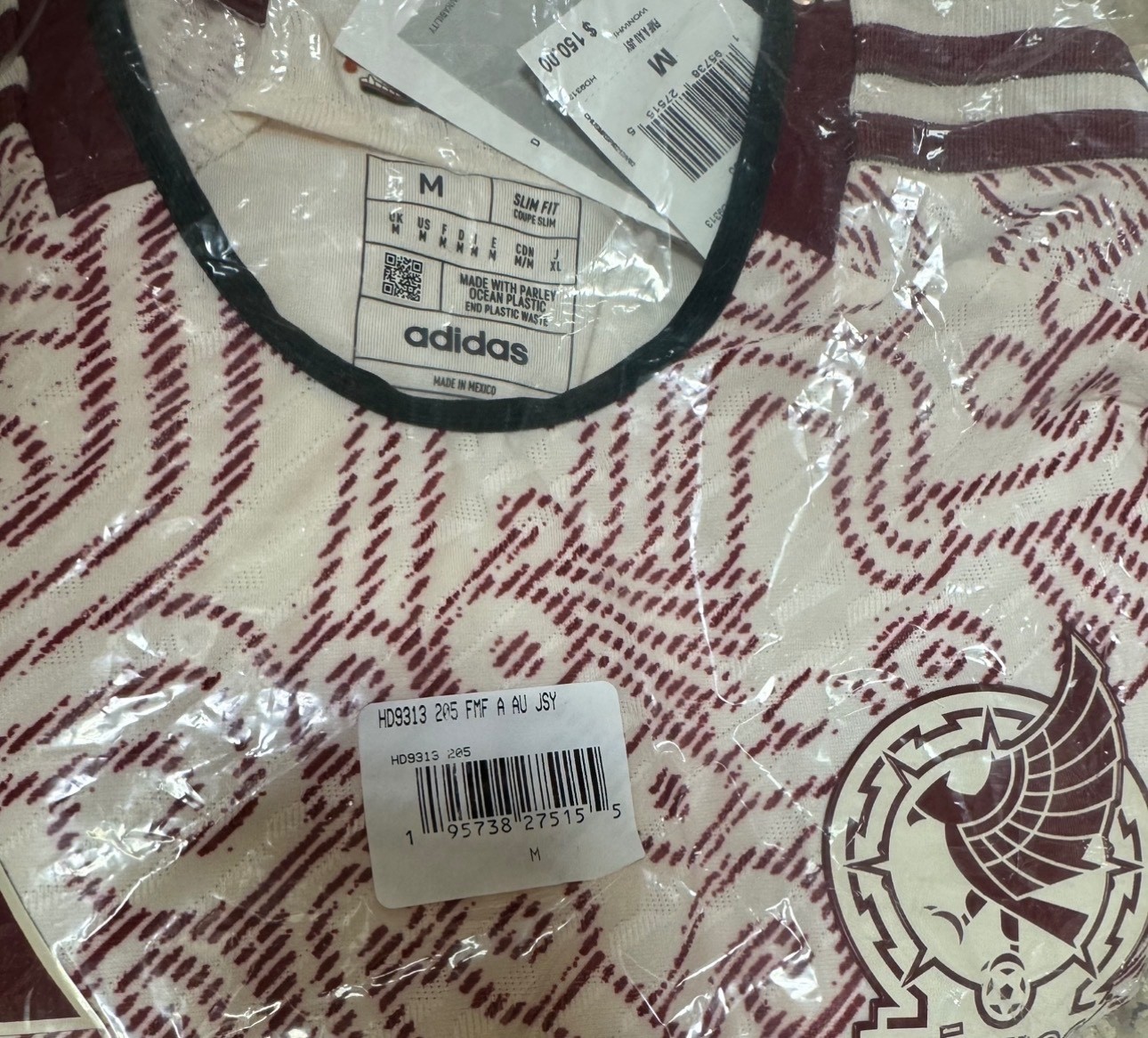 AUTHENTIC Adidas MEXICO AWAY JERSEY 2022 MENS HD9313 New NWT ORIGINAL