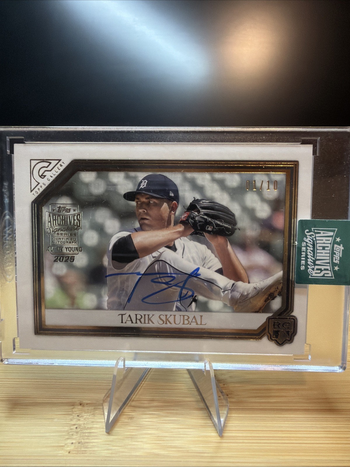 2025 Topps Archives Signature Series (2021 Topps Gallery) Tarik Skubal #1/10