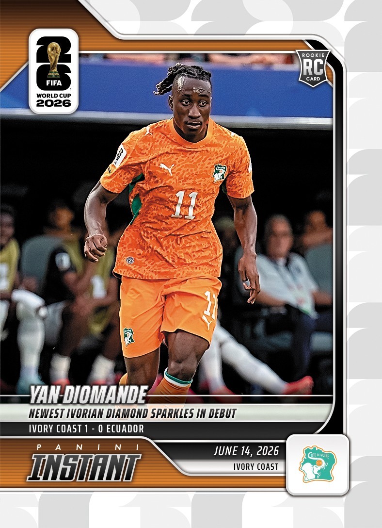*PRESALE* 2026 Panini Instant FIFA World Cup Yan Diomande RC #27 ~ Ivory Coast