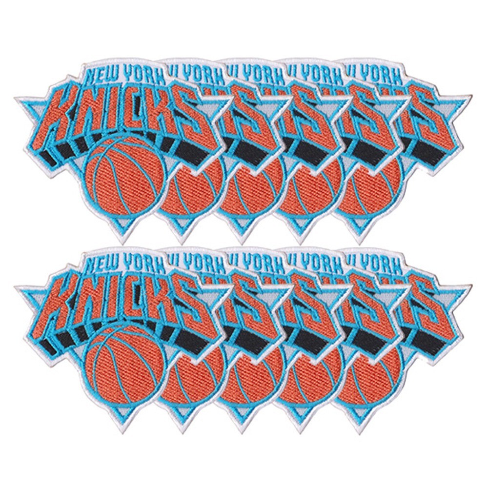 10 pcs New York Knicks Basketball Logo Size 3.7 in x 3.3 in Sew Iron on Patches