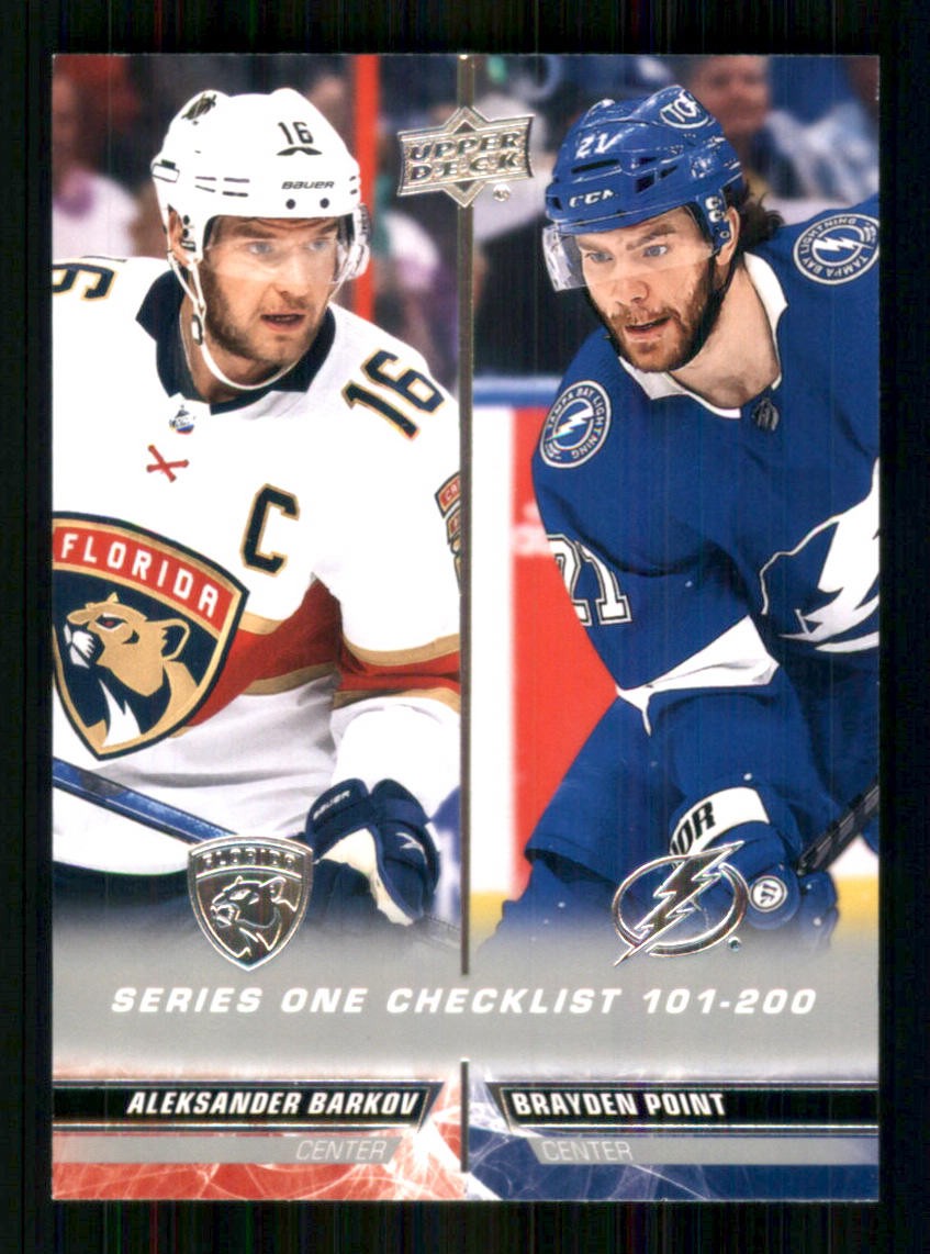 2022-23 Upper Deck #200 Aleksander Barkov / Brayden Point TW7011