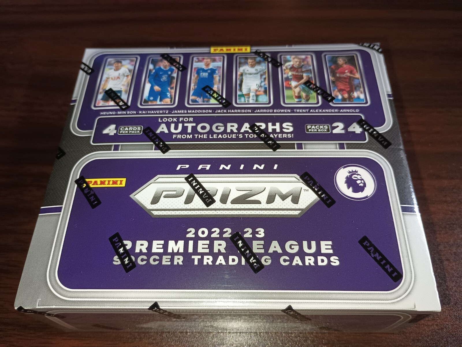 2022-23 Panini Prizm Soccer Premier League Retail Box 24 packs 5 Prizm Av