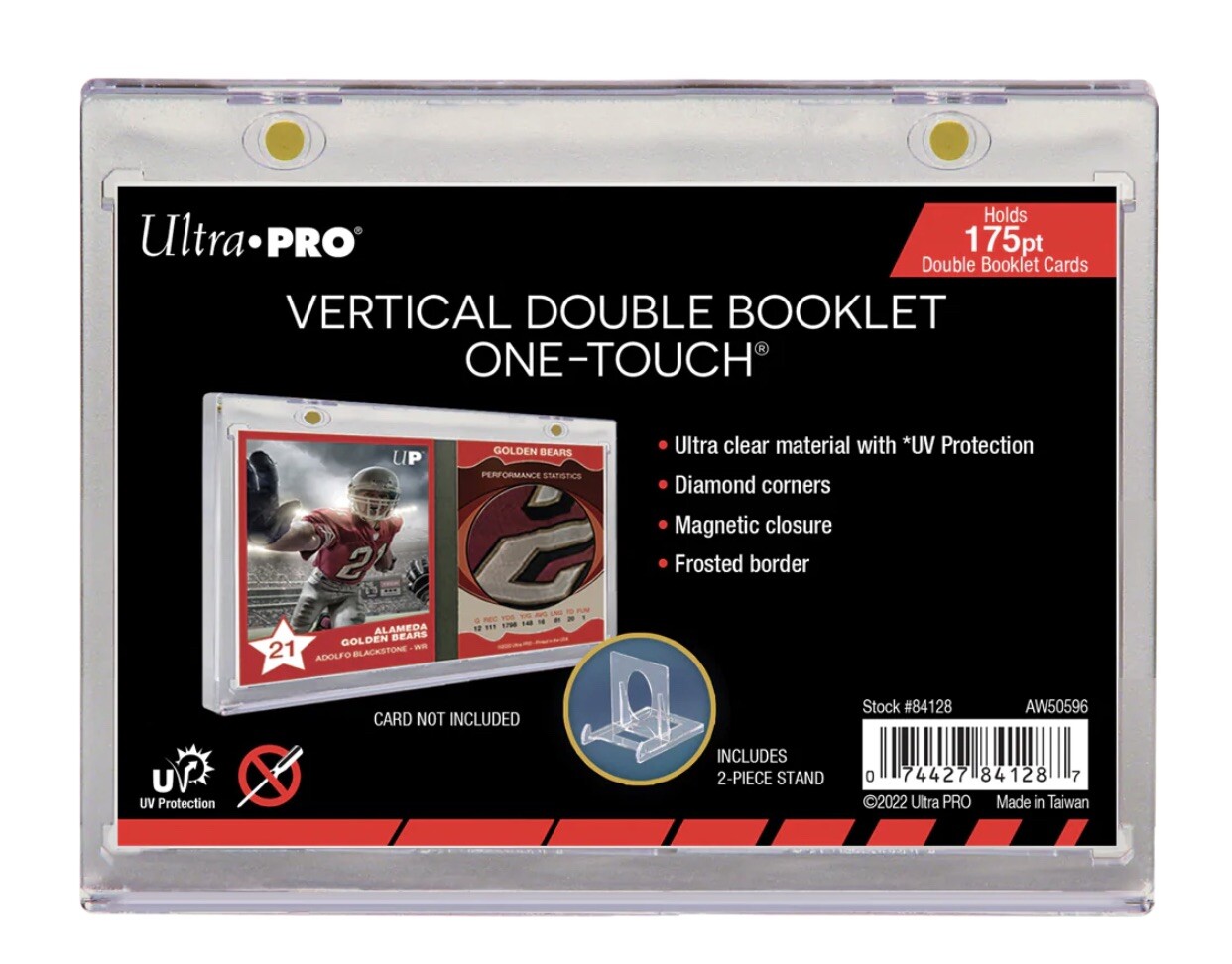 Ultra PRO Vertical One Touch BOOKLET Magnetic Card Holder 175pt Stand/UV Protect