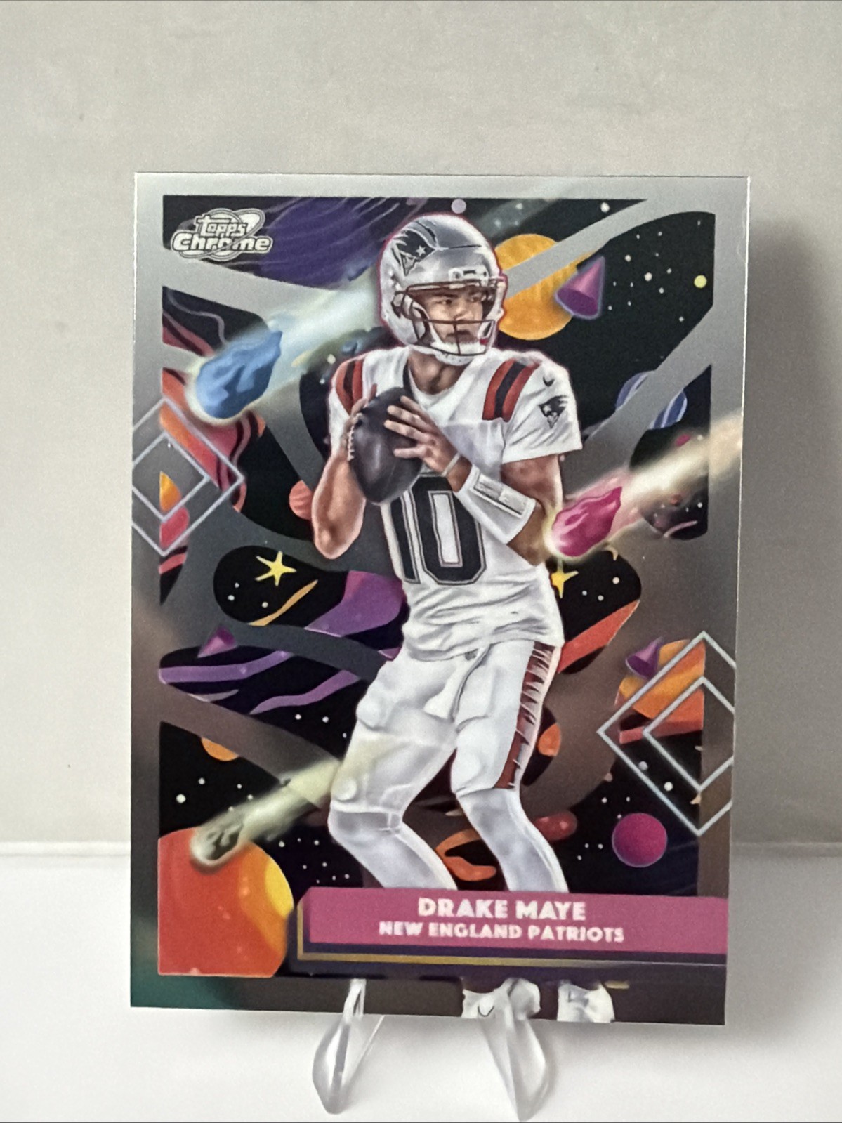 2025 Topps Cosmic Chrome – Drake Maye Cosmic New England Patriots