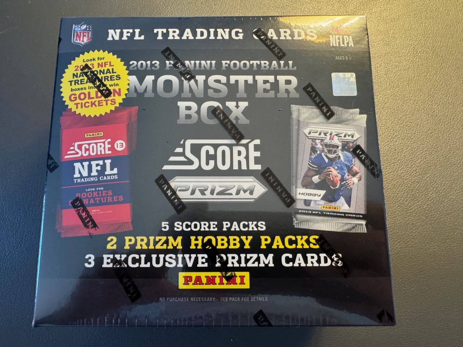 2013 Panini Prizm & Score Football Factory Sealed 7-Pack Monster Box
