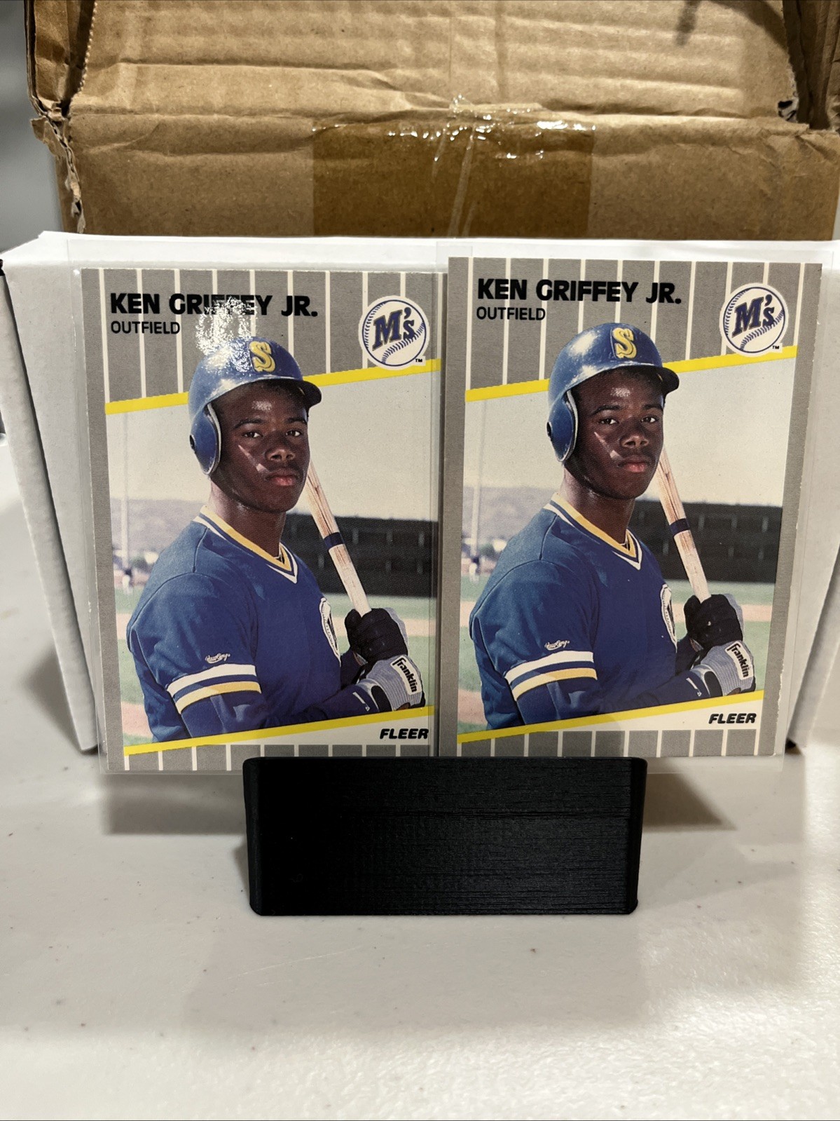 Ken Griffey Jr. 1989 Fleer Lot Of 2
