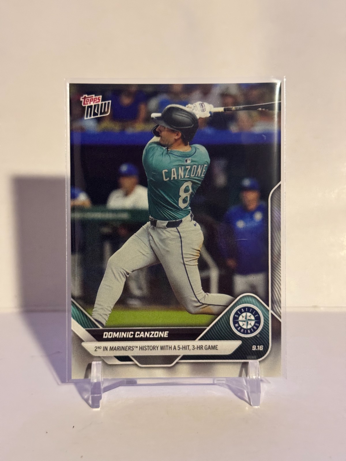 2025 Topps Now MLB – Dominic Canzone – Seattle Mariners – #723