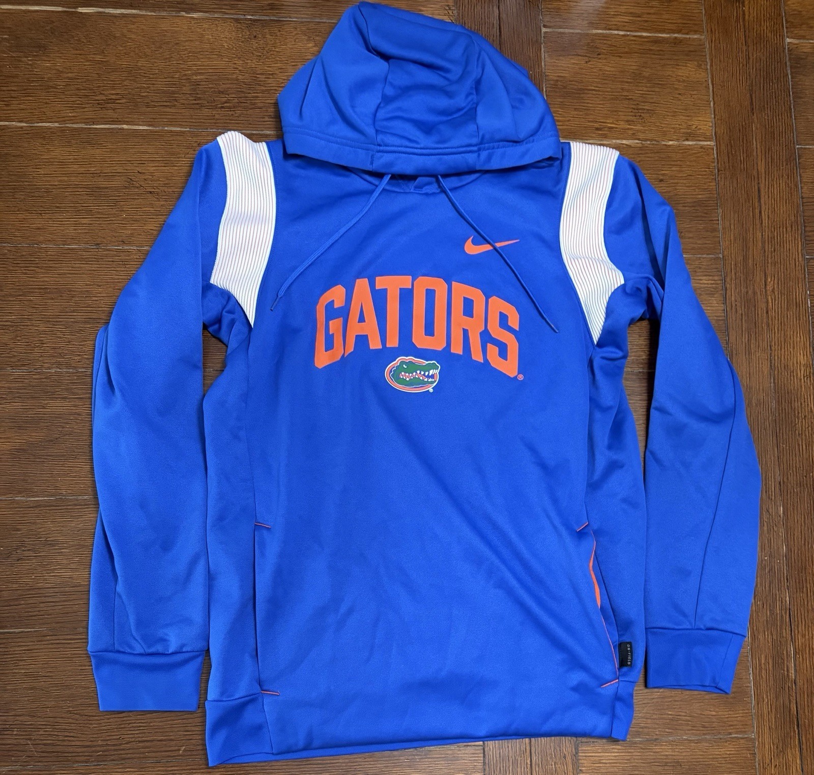 Men’s Florida Gators Nike Size M Therma Fit Blue Hoodie Sweatshirt Pullover