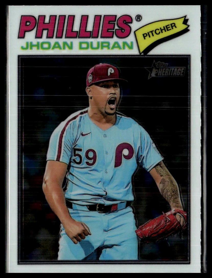 2026 Topps Heritage #14 Jhoan Duran Chrome