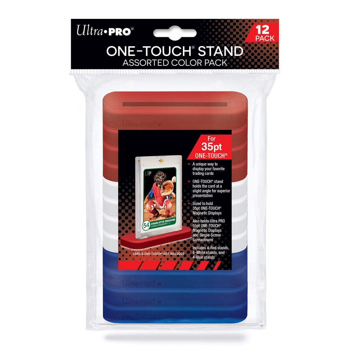 Ultra PRO 12 Count 35PT One Touch Stand Holder Display Trading Sports Cards