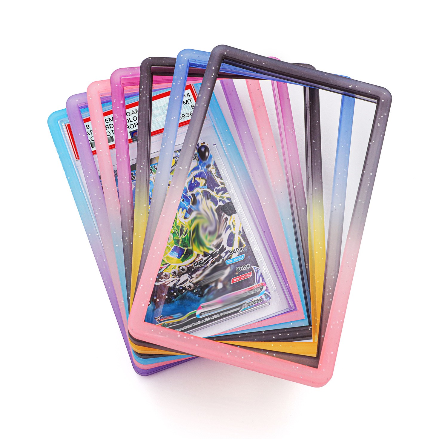 Gradient For PSA Graded Card Slab Bumper Guard Protector Case Skin TPU-11 Colors