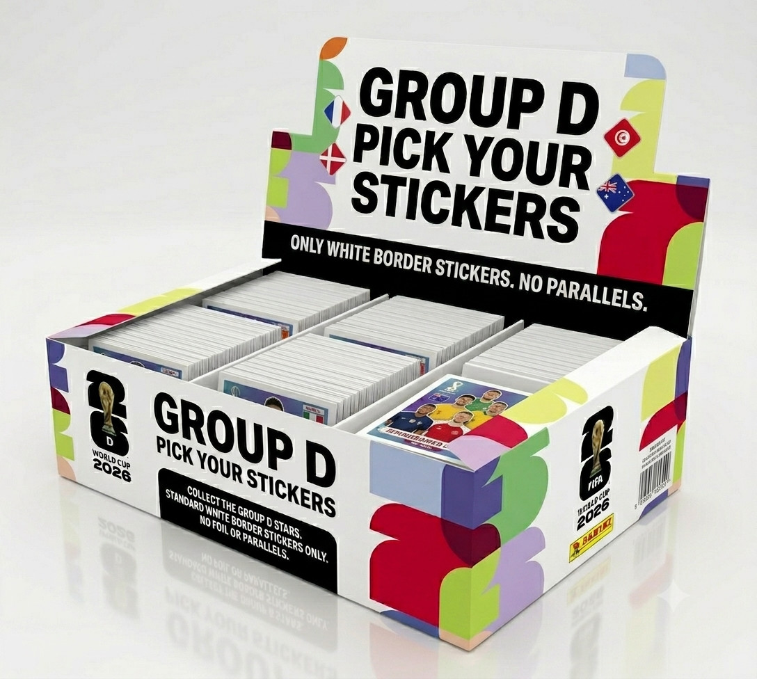 Panini FIFA World Cup 2026 Stickers Complete Your Set – Pick From List GROUP D