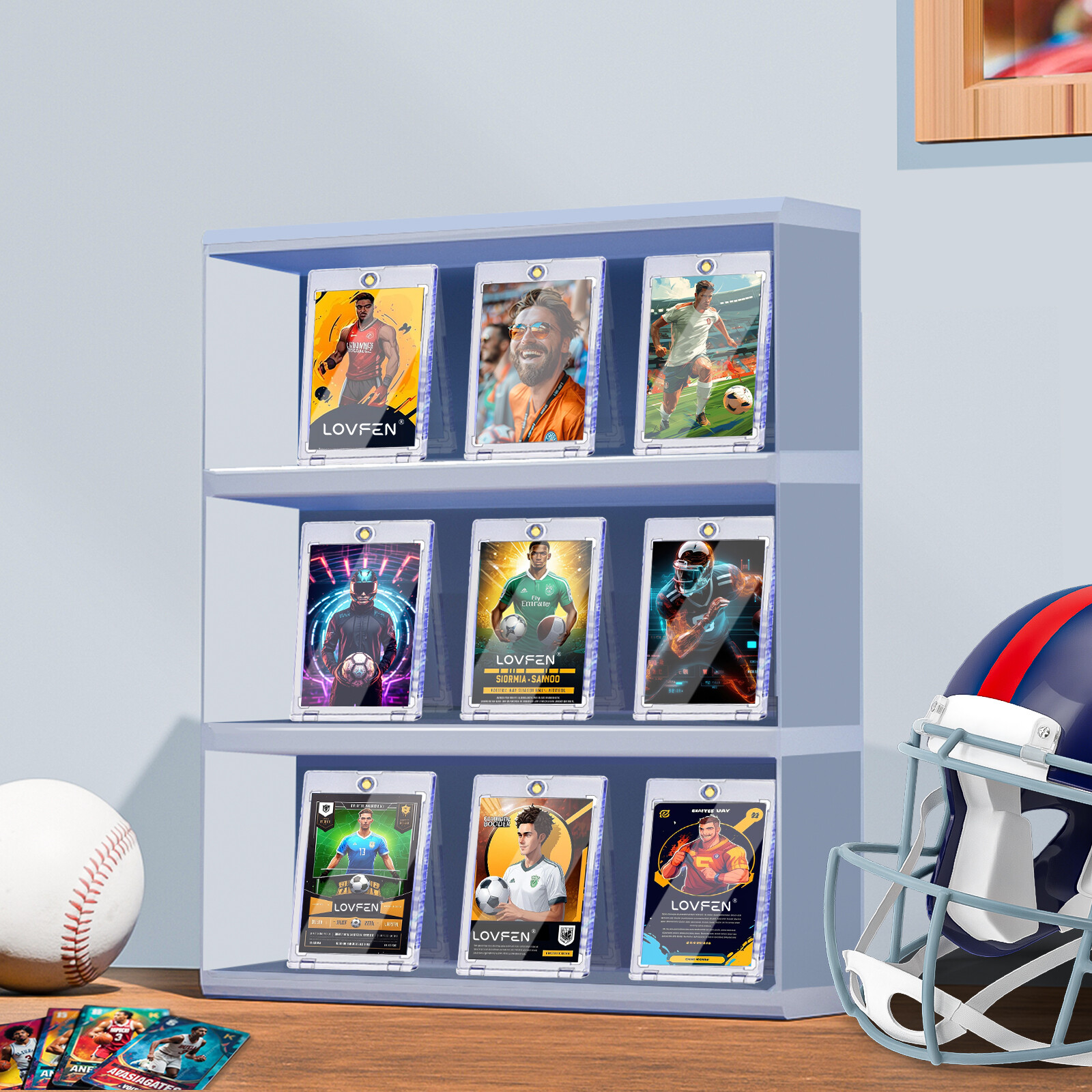 Magnetic Card Holder One Touch Trading Card Case 35/55/100/130/180PT Protectors